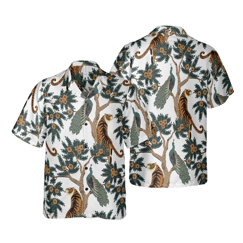 Fashion Hawaiian Tiger 3D Printed Shirts For Men Clothes Casual Aloha Flower Beach Shirts Funny Cat Animal Short Sleeve Kids Top
Fashion Hawaiian Tiger 3D Printed Shirts For Men Clothes Casual Aloha Flower Beach Shirts Funny Cat Animal Short Sleeve Kids Top