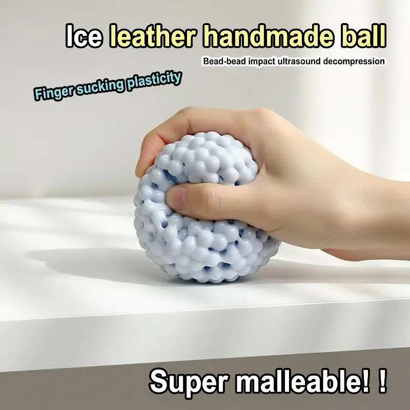 Soft Texture Shapeable Ice Skin Sand Balls Crinkly Sound Portable Stress Balls for Kids Adults Travel Anxiety Relief Gifts
Soft Texture Shapeable Ice Skin Sand Balls Crinkly Sound Portable Stress Balls for Kids Adults Travel Anxiety Relief Gifts