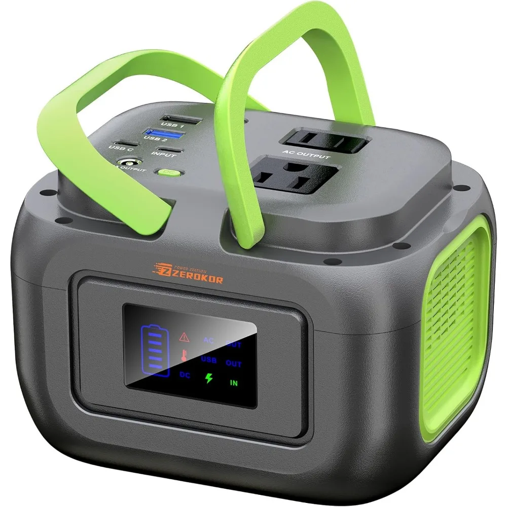 120W 97.6Wh Portable Power Station with Solar Charging and 110V AC Outlets
120W 97.6Wh Portable Power Station with Solar Charging and 110V AC Outlets