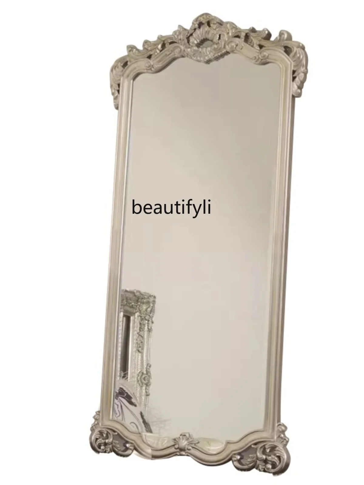 French Retro Full-Length Large Floor Mirror European Home Dressing Living Room Cloakroom Full-Length Mirror
French Retro Full-Length Large Floor Mirror European Home Dressing Living Room Cloakroom Full-Length Mirror