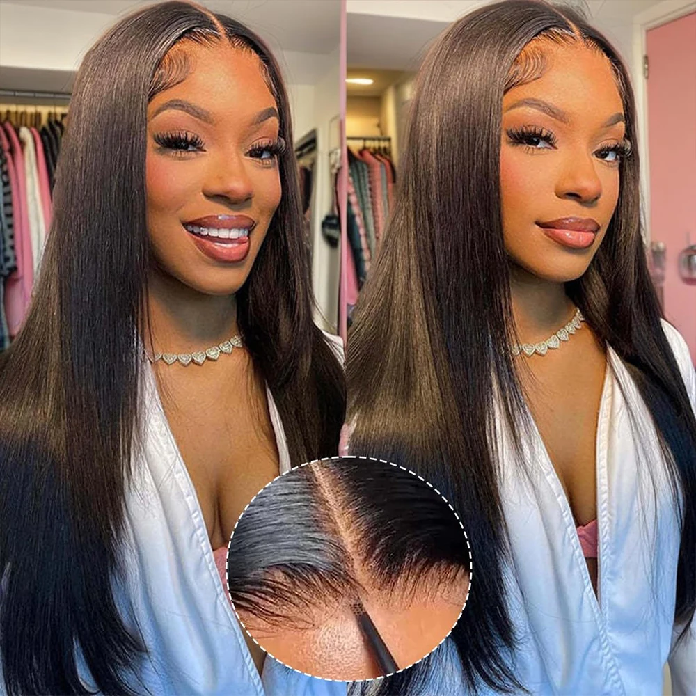 250% Density 5x5 Put On and Go Glueless Wigs Human Hair Pre Plucked Pre Cut HD Lace Straight Lace Front Wigs Human Hair Glueless
250% Density 5x5 Put On and Go Glueless Wigs Human Hair Pre Plucked Pre Cut HD Lace Straight Lace Front Wigs Human Hair Glueless