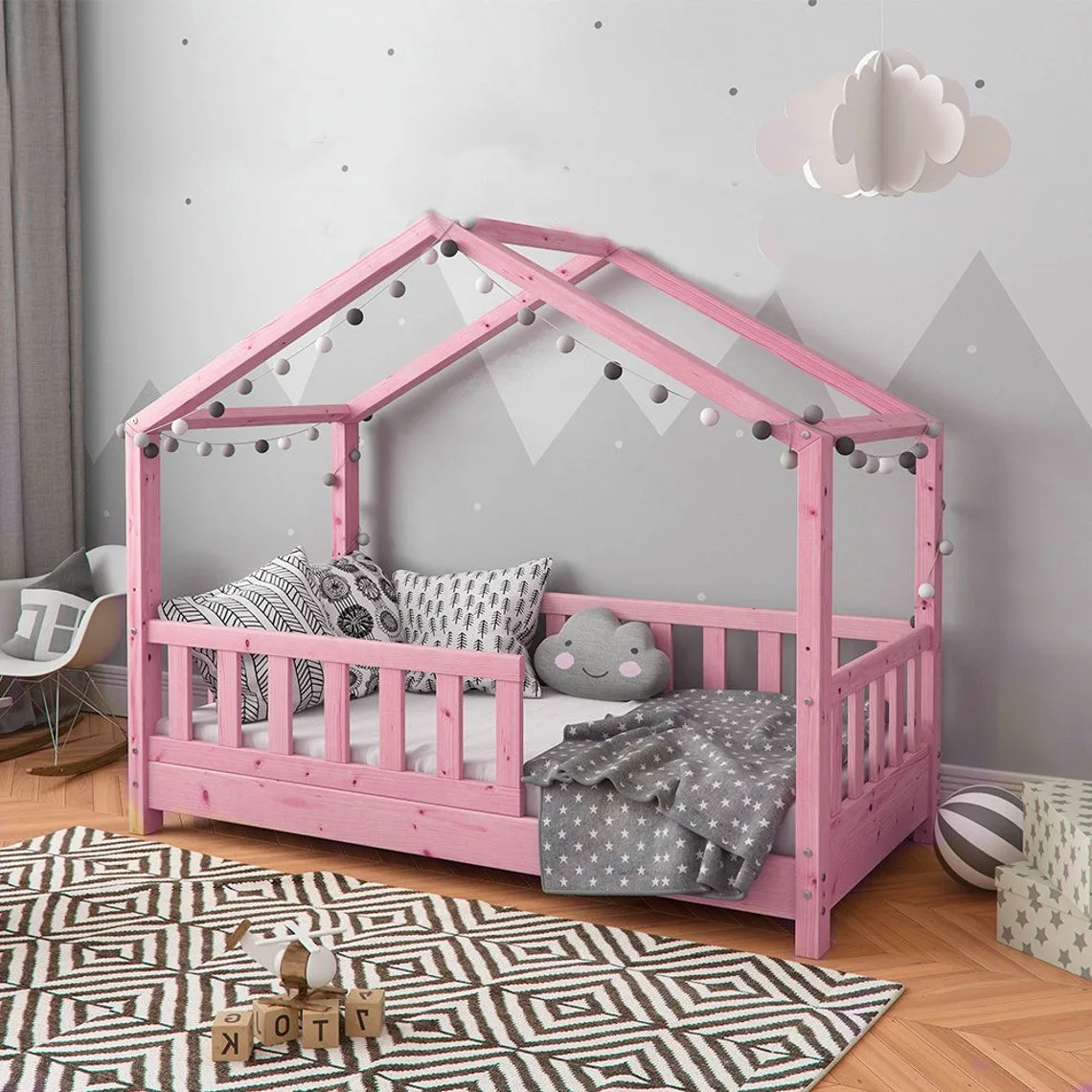 Cute Pink Wooden Bed Frame Handmade Wooden Toddler Bedroom Furniture Best Selling Other Bed Frames
Cute Pink Wooden Bed Frame Handmade Wooden Toddler Bedroom Furniture Best Selling Other Bed Frames