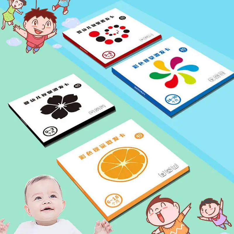 Baby Vision Stimulation Cards High Contrast kids Learning Cards Visual Stimulation Learning Activity Flashcard for 0-3 years old
Baby Vision Stimulation Cards High Contrast kids Learning Cards Visual Stimulation Learning Activity Flashcard for 0-3 years old