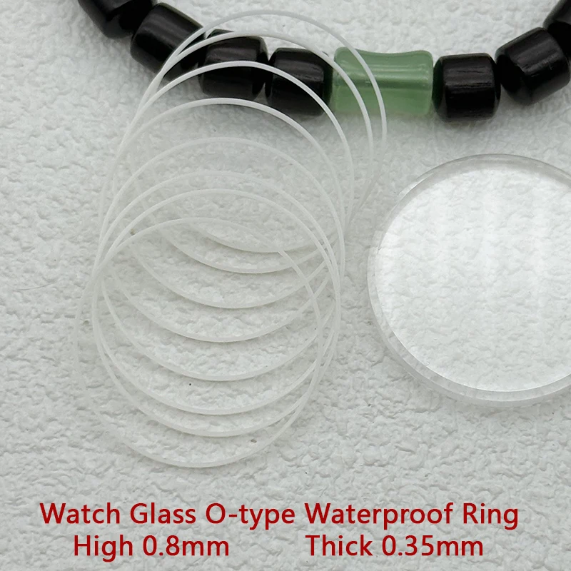 2/5/10PCS Watch Glass Waterproof Gasket O-Ring Diameter 25mm–40mm Height 0.8mm Thick 0.35mm Watch Case Waterproof Gasket Part
2/5/10PCS Watch Glass Waterproof Gasket O-Ring Diameter 25mm–40mm Height 0.8mm Thick 0.35mm Watch Case Waterproof Gasket Part