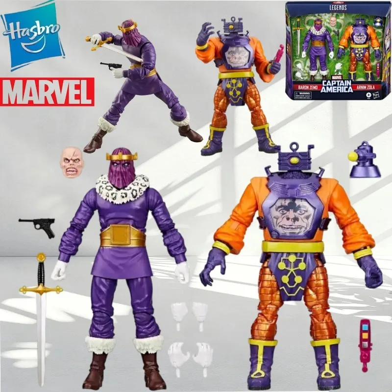 Оригинальный набор из 2 фигурок Hasbro Marvel Legends: Барон Земо и Арним Зола, игрушки-модели для мальчиков и девочек, подарок, украшения, в наличии
Оригинальный набор из 2 фигурок Hasbro Marvel Legends: Барон Земо и Арним Зола, игрушки-модели для мальчиков и девочек, подарок, украшения, в наличии