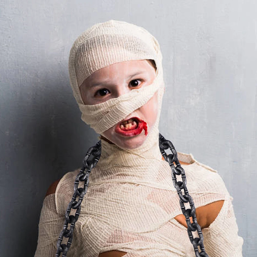 2pcs Simulation Prop For Halloween Party Decoration Fake Chain Links Fake Chain Decor Cosplay Costume Accessory
2pcs Simulation Prop For Halloween Party Decoration Fake Chain Links Fake Chain Decor Cosplay Costume Accessory