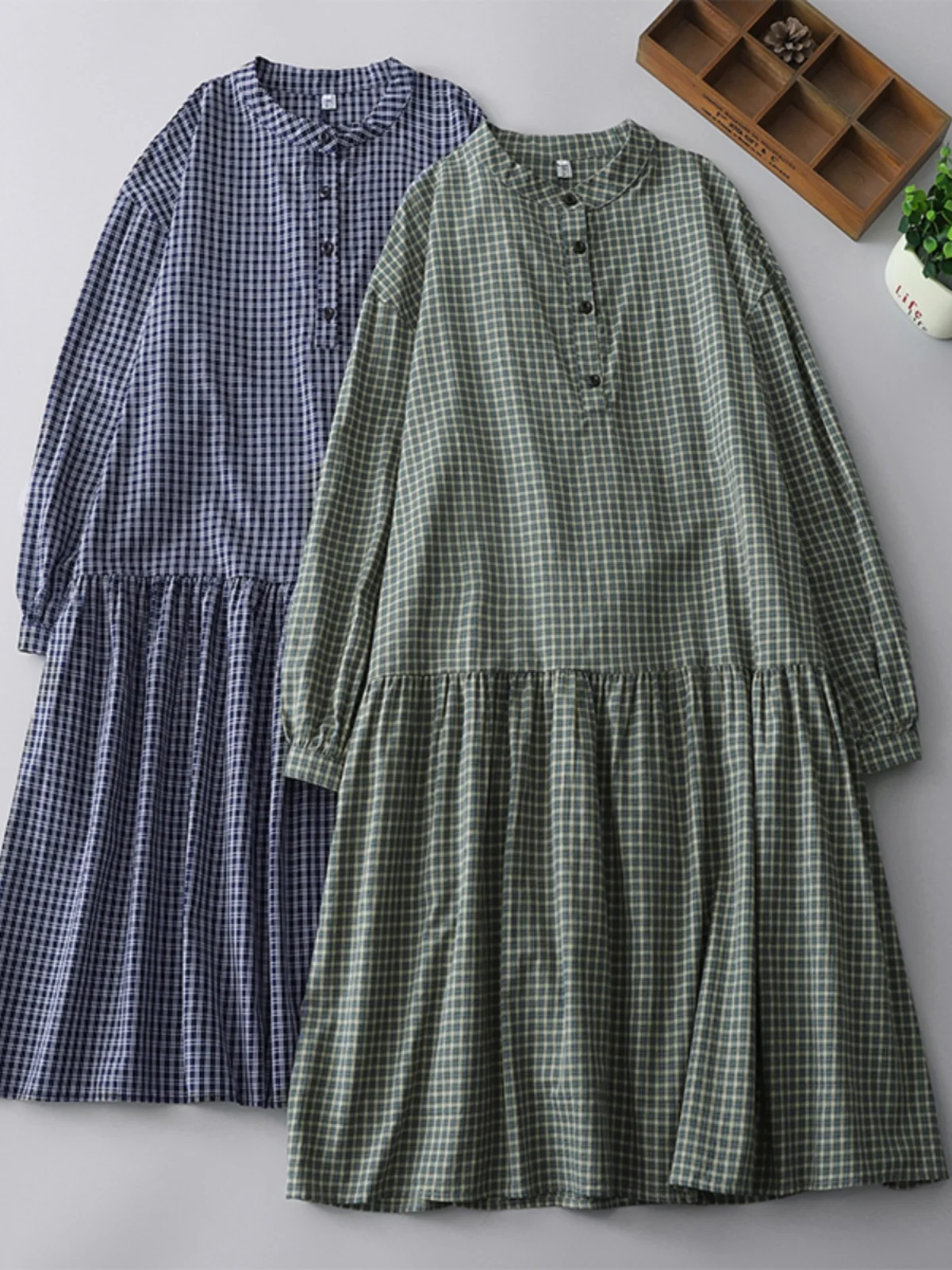 Повседневная винтажная клетчатая хлопковая юбка Dr на пуговицах, свободная длинная юбка-миди Свек, художественная женская юбка весеннего сезона Dr
Повседневная винтажная клетчатая хлопковая юбка Dr на пуговицах, свободная длинная юбка-миди Свек, художественная женская юбка весеннего сезона Dr