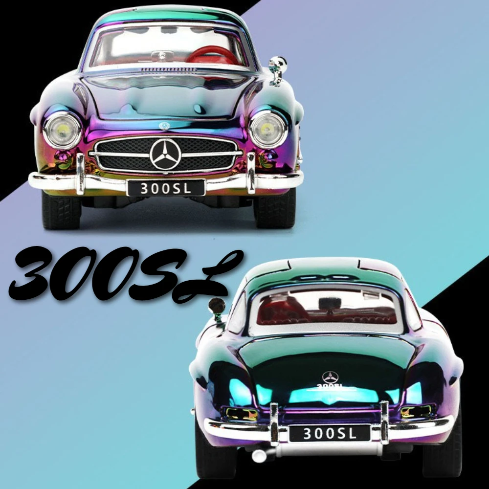 1:32 300SL 500K винтажная модель автомобиля, игрушечные двери, открытый корпус из сплава, резиновые шины, колеса, рулевое управление, коллекция моделей транспортных средств, подарки для мальчиков
1:32 300SL 500K винтажная модель автомобиля, игрушечные двери, открытый корпус из сплава, резиновые шины, колеса, рулевое управление, коллекция моделей транспортных средств, подарки для мальчиков