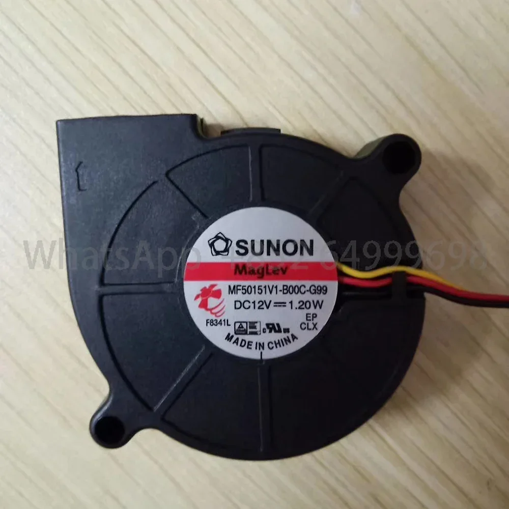For sunon MF50151V1-B00C-G99 5015 DC12V 1.2W 5CM 50x50x15mm Ultra Quiet Humidifier Turbo Fan
For sunon MF50151V1-B00C-G99 5015 DC12V 1.2W 5CM 50x50x15mm Ultra Quiet Humidifier Turbo Fan
