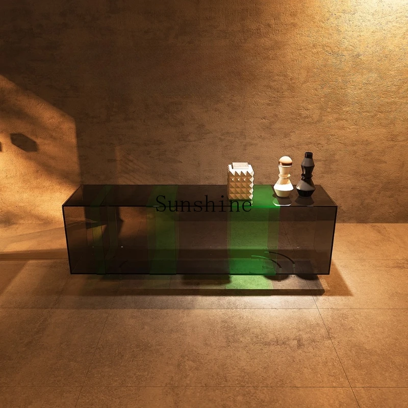 Light luxury acrylic TV cabinet living room household small apartment modern light luxury storage
Light luxury acrylic TV cabinet living room household small apartment modern light luxury storage