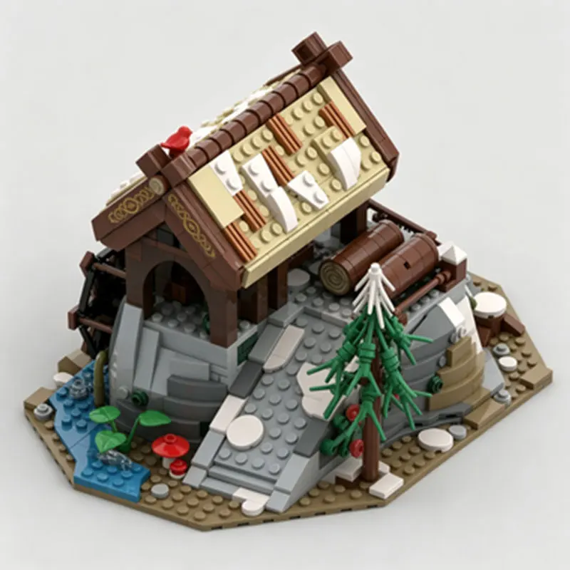 MOC Viking Village Sawmill Small Particle Assembly Building Block Toy Gift Ornament Set 890pcs
MOC Viking Village Sawmill Small Particle Assembly Building Block Toy Gift Ornament Set 890pcs