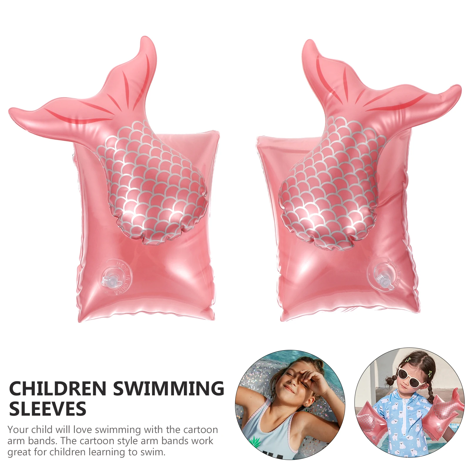 1 Pair Cartoon Swimming Arm Floats Inflatable Sleeves Mermaid Pattern Pool Beach Lake Supportive Lightweight
1 Pair Cartoon Swimming Arm Floats Inflatable Sleeves Mermaid Pattern Pool Beach Lake Supportive Lightweight
