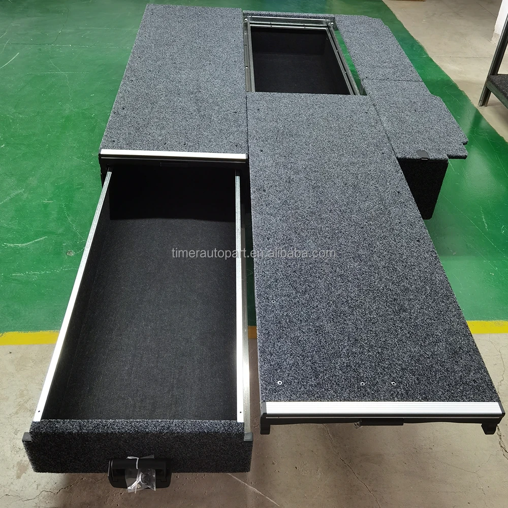 Heavy Duty Long Bed Trunk Pickup 1600mm Long Rear Cargo Storage Tool Boxes Double Drawer with Fridge Sliders for Tudra F150
Heavy Duty Long Bed Trunk Pickup 1600mm Long Rear Cargo Storage Tool Boxes Double Drawer with Fridge Sliders for Tudra F150