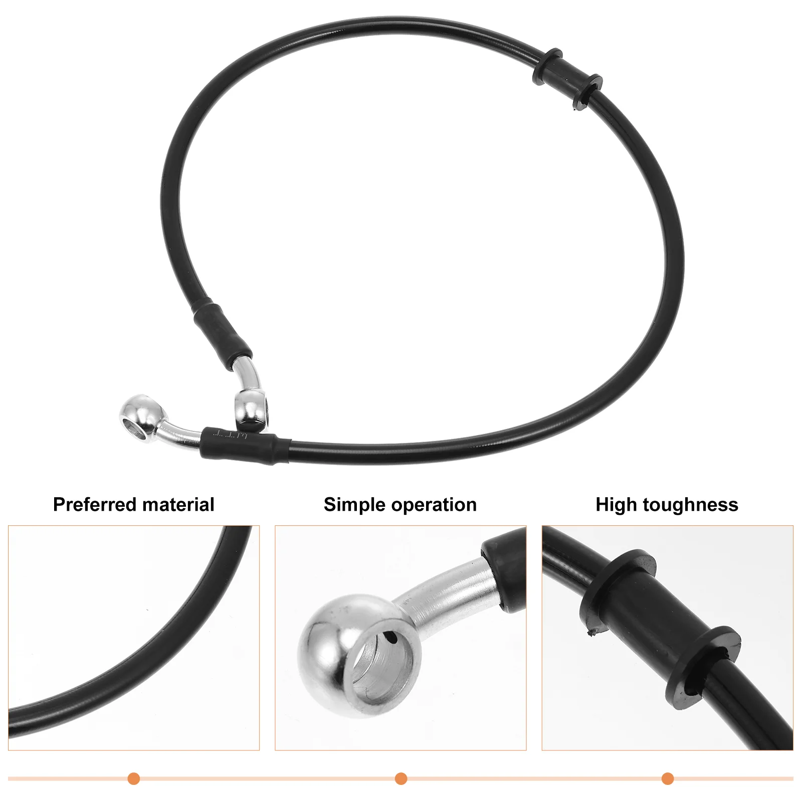 Motorcycle Brake Hose Hydraulic Line Black Nylon Core Cable Conduit Strong Tensile Wire Bike Brake Line
Motorcycle Brake Hose Hydraulic Line Black Nylon Core Cable Conduit Strong Tensile Wire Bike Brake Line