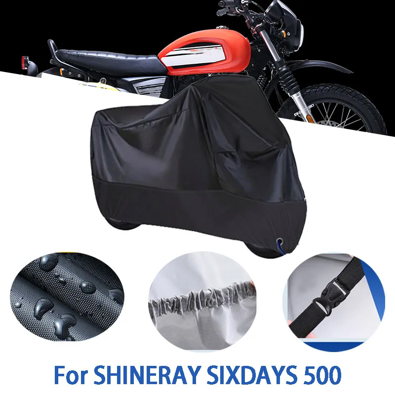 Motorcycle Full Covers For SHINERAY SIXDAYS 500 Car Outdoors Sun Protection Dust No Ear Thickened Oxford Clothcover Accessories
Motorcycle Full Covers For SHINERAY SIXDAYS 500 Car Outdoors Sun Protection Dust No Ear Thickened Oxford Clothcover Accessories