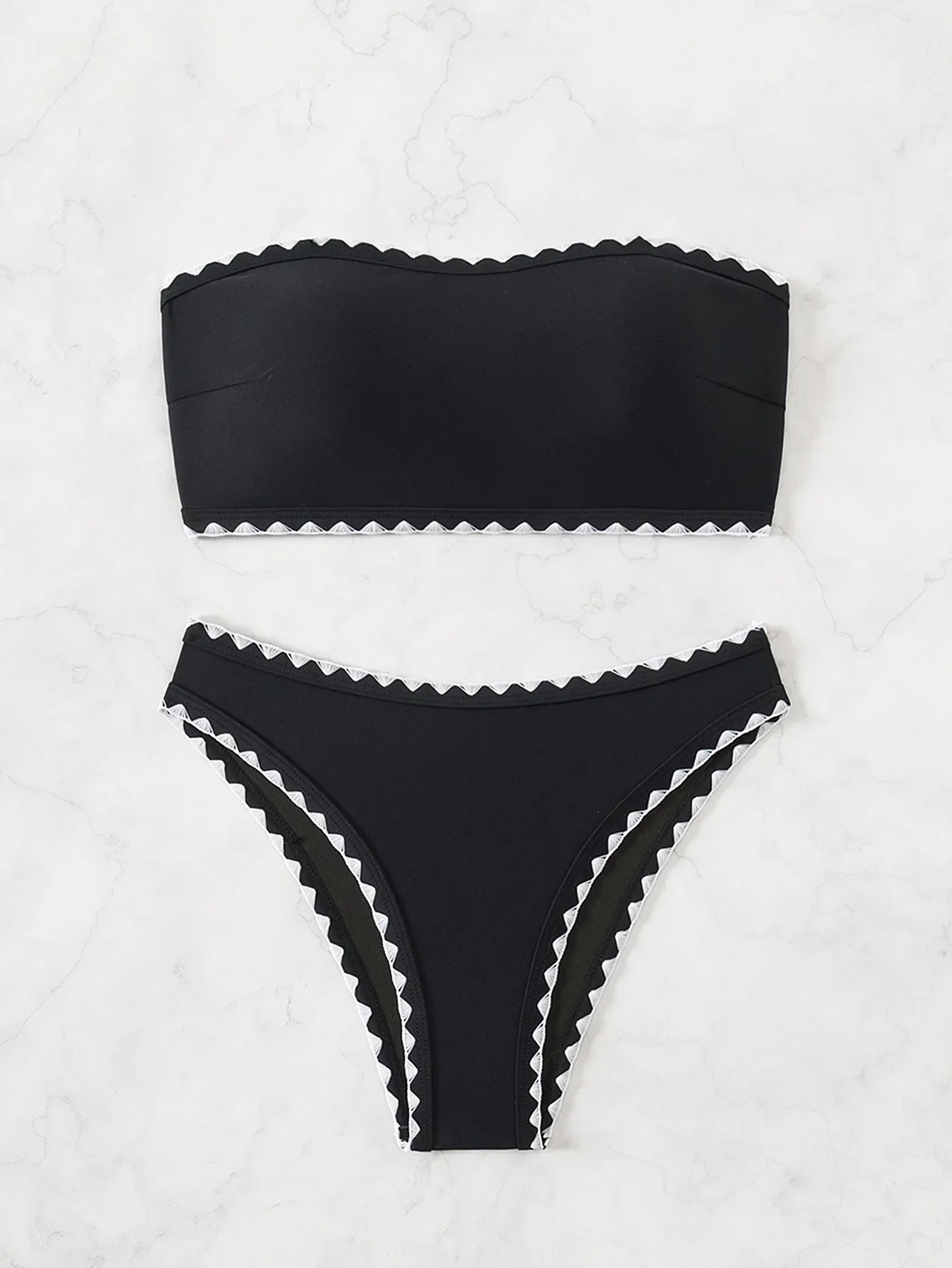 2025 New Women's Bikini Set Sexy Strapless Bandeau Backless Swimsuit 2 Piece Set Beach Vacation Summer Bathing Suit Swimwear
2025 New Women's Bikini Set Sexy Strapless Bandeau Backless Swimsuit 2 Piece Set Beach Vacation Summer Bathing Suit Swimwear