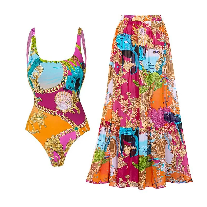 Sexy Swimwear Push Up One Piece Swimsuit With Cover Up Women 2025 Printed Swim Suits Female Bikinis Sliming Bodysuit Beachwear
Sexy Swimwear Push Up One Piece Swimsuit With Cover Up Women 2025 Printed Swim Suits Female Bikinis Sliming Bodysuit Beachwear
