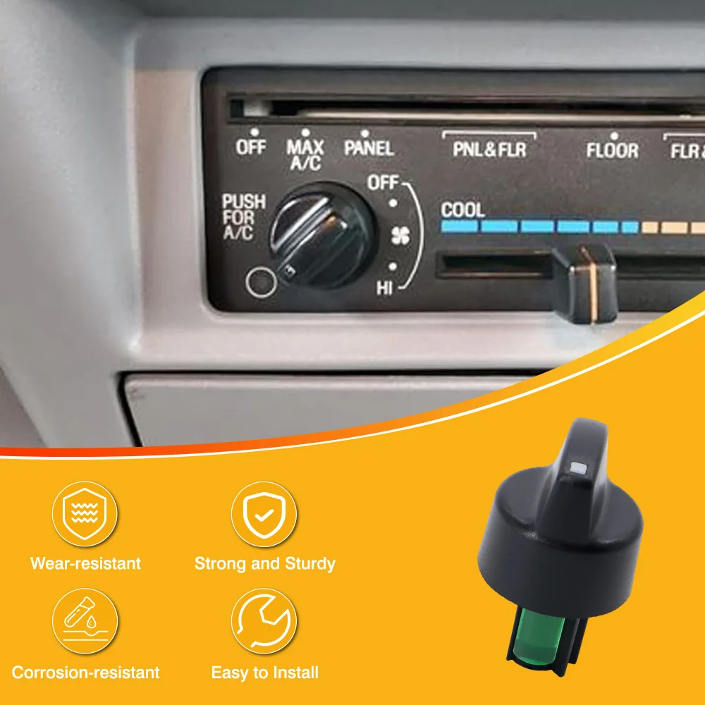 1pc A/C Heater Control Knob Switch Button for Ford E-150 E-250 E-350 1993 1994 1995 1996 Explorer Ranger 1993-1994 F3TZ18513A
1pc A/C Heater Control Knob Switch Button for Ford E-150 E-250 E-350 1993 1994 1995 1996 Explorer Ranger 1993-1994 F3TZ18513A