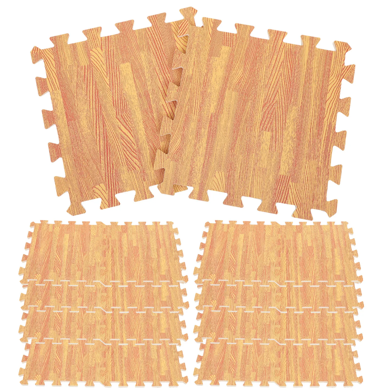 Набор из 12 мягких и удобных напольных ковриков из вспененного материала с текстурой дерева для малышей, для игр, ползания и защиты пола
Набор из 12 мягких и удобных напольных ковриков из вспененного материала с текстурой дерева для малышей, для игр, ползания и защиты пола