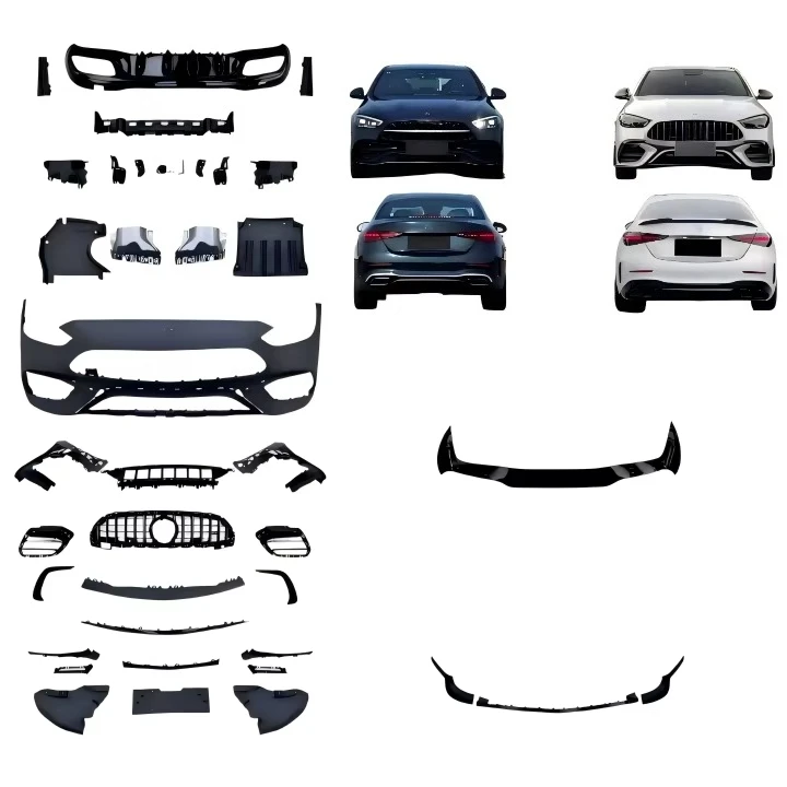 C-Class W206 2022-2023 Upgrade C63S AMGS Body Kit No Cutting Needed Car Modification Parts
C-Class W206 2022-2023 Upgrade C63S AMGS Body Kit No Cutting Needed Car Modification Parts
