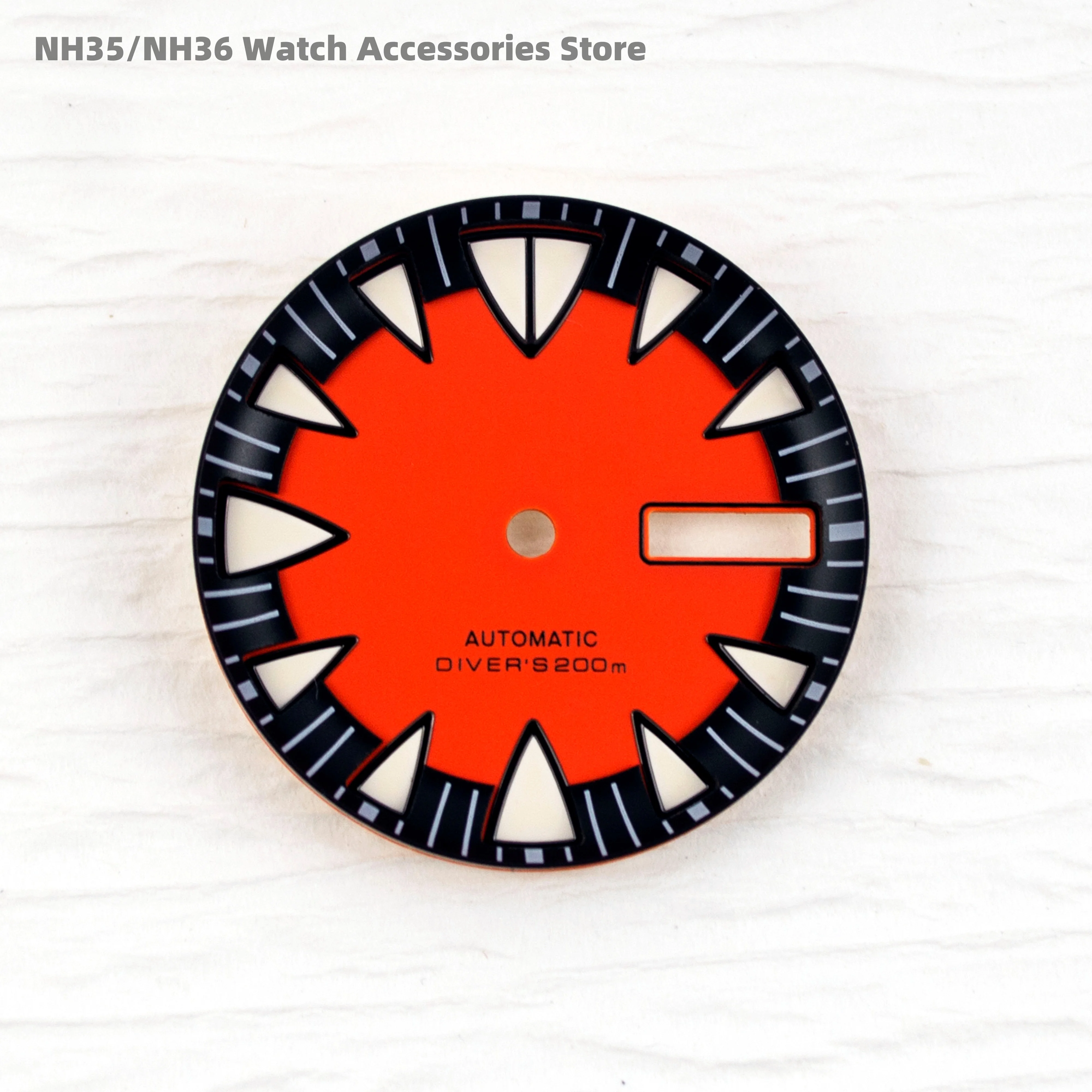 Watch Dial Parts 28.5mm Red Monster Aseptic Dial Super Bright Green Luminous Modified Abalone Literally Fits NH36 NH36A Movement
Watch Dial Parts 28.5mm Red Monster Aseptic Dial Super Bright Green Luminous Modified Abalone Literally Fits NH36 NH36A Movement