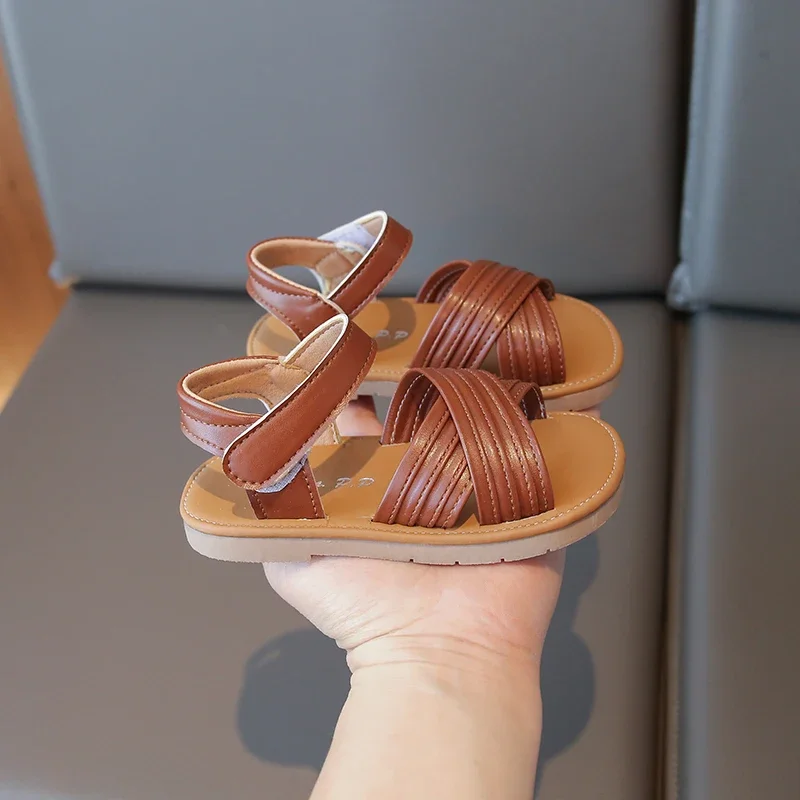 Summer Kids Open-toe Sandals for Girls Anti-slippery Sole Toddler Beach Shoes Retro Striped Boho Girls Garden Shoes Daily Wear
Summer Kids Open-toe Sandals for Girls Anti-slippery Sole Toddler Beach Shoes Retro Striped Boho Girls Garden Shoes Daily Wear