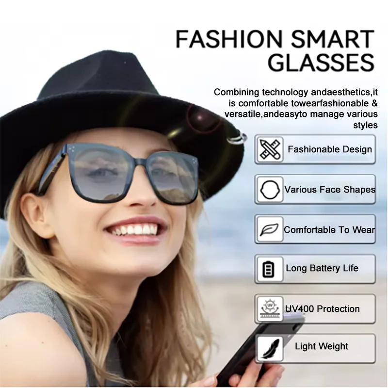 Умные очки с защитой от синего света, Bluetooth AI, 17 Pro, голосовой вызов, музыка, активное шумоподавление, модные солнцезащитные очки для занятий спортом на открытом воздухе
Умные очки с защитой от синего света, Bluetooth AI, 17 Pro, голосовой вызов, музыка, активное шумоподавление, модные солнцезащитные очки для занятий спортом на открытом воздухе