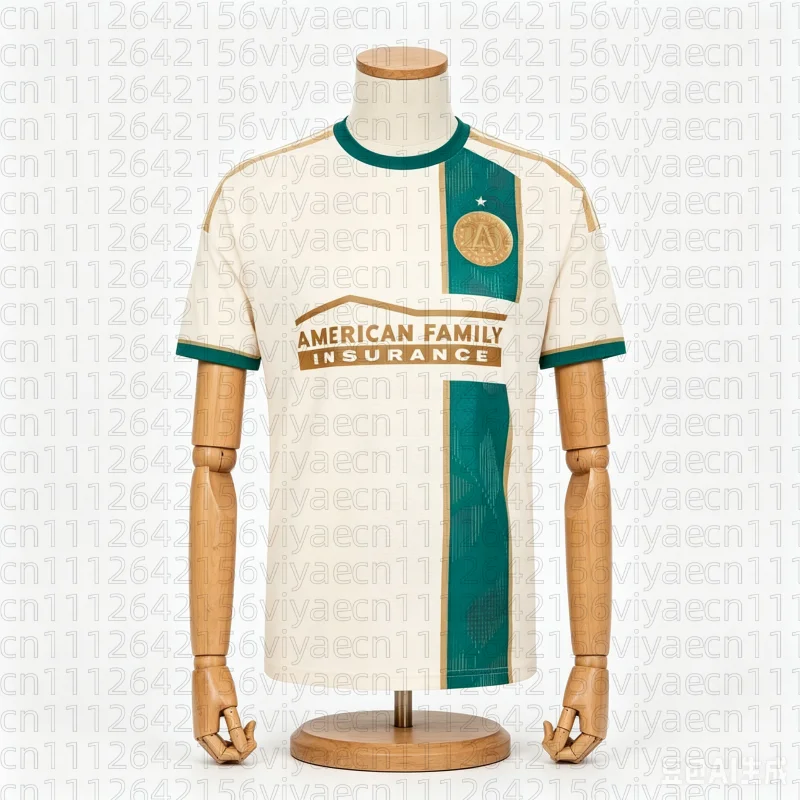 Atlanta United 2026 Jersey Men's Soccer Shirt American Family Insurance Sponsor Football Jersey Fan Cream Green Family Kids Tees
Atlanta United 2026 Jersey Men's Soccer Shirt American Family Insurance Sponsor Football Jersey Fan Cream Green Family Kids Tees