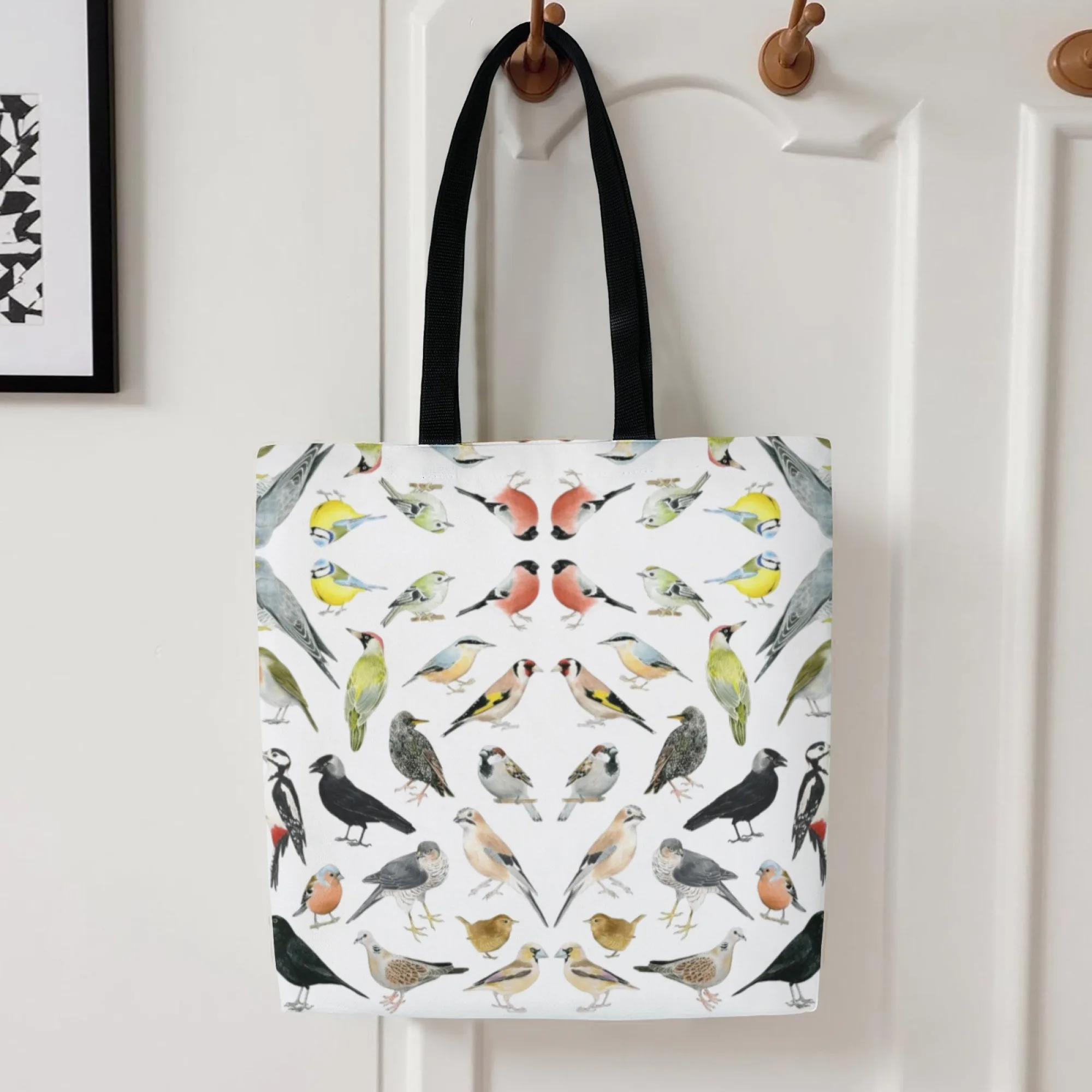 1pc Durable Canvas Colorful Birds Tote Bag Reusable Bag with Watercolor Bird Illustrationsfor Shopping Bag & Holiday Gifts
1pc Durable Canvas Colorful Birds Tote Bag Reusable Bag with Watercolor Bird Illustrationsfor Shopping Bag & Holiday Gifts