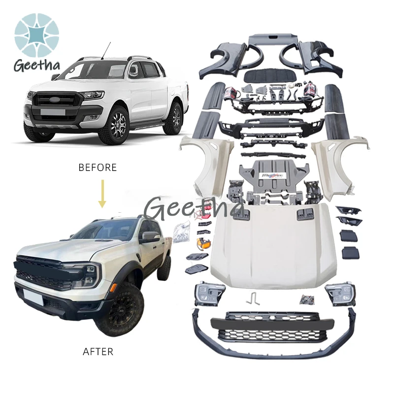 For Wide Body Kit Car Bumpers for Ford Ranger 2012-2021 T6 T7 T8 Upgrade Ranger Raptor 2022 T9 Bodykit
For Wide Body Kit Car Bumpers for Ford Ranger 2012-2021 T6 T7 T8 Upgrade Ranger Raptor 2022 T9 Bodykit