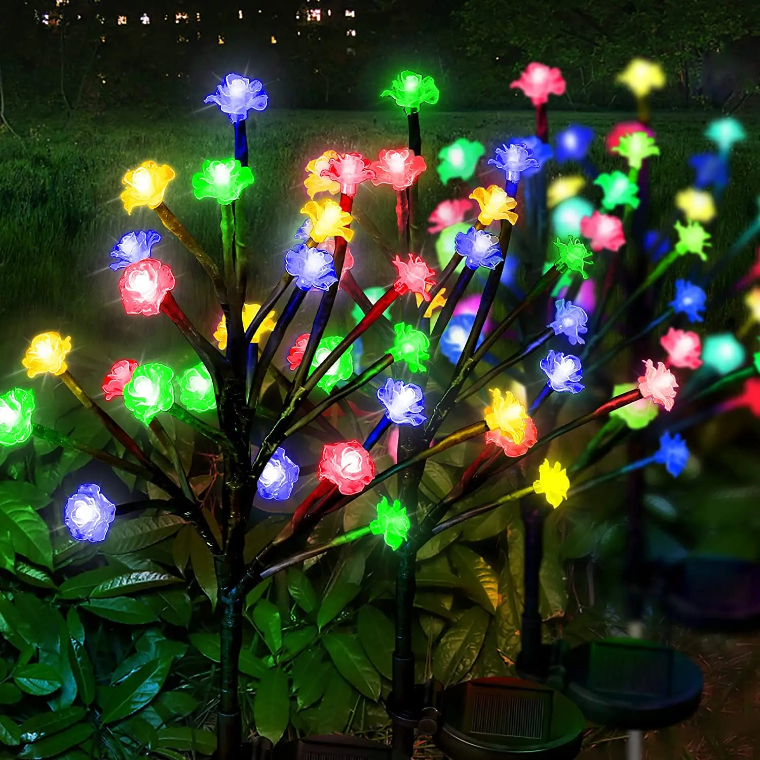 Solar Garden Light Decorative Solar Light Outdoor Waterproof 2Pack 20LED Rose Solar Flower Light For Yard Pathway Patio Xmas
Solar Garden Light Decorative Solar Light Outdoor Waterproof 2Pack 20LED Rose Solar Flower Light For Yard Pathway Patio Xmas
