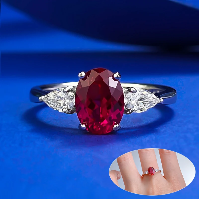 Apaison 6*8 mm High Carbon Diamond Rings For Women Fine Jewelry 100% 925 Sterling Silver Sparkling Ring Ladies Gifts Wholesale
Apaison 6*8 mm High Carbon Diamond Rings For Women Fine Jewelry 100% 925 Sterling Silver Sparkling Ring Ladies Gifts Wholesale