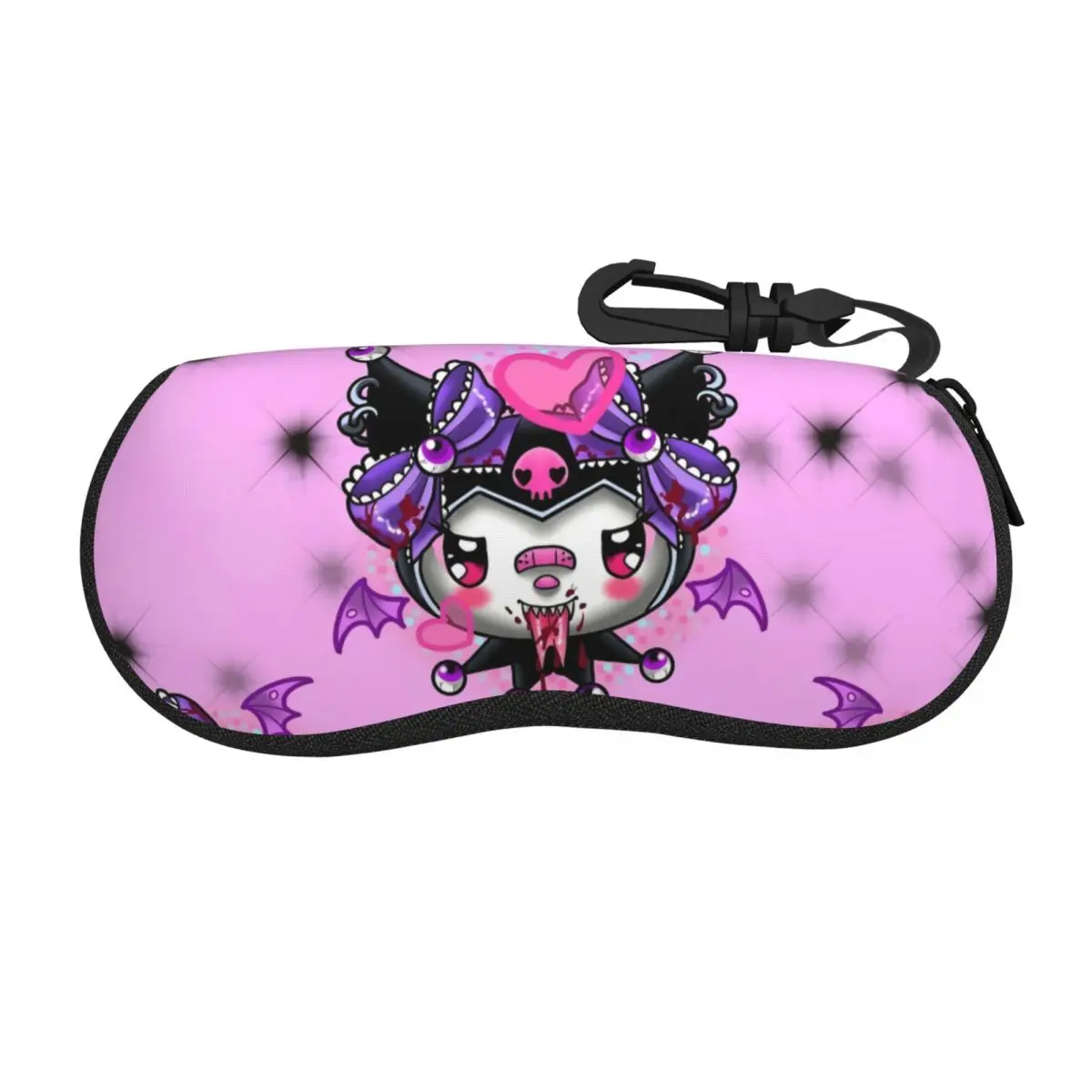 Защитные чехлы для очков Sanrio Kuromi в стиле аниме, милый чехол для солнцезащитных очков с мультяшным черепом, милый чехол для очков
Защитные чехлы для очков Sanrio Kuromi в стиле аниме, милый чехол для солнцезащитных очков с мультяшным черепом, милый чехол для очков