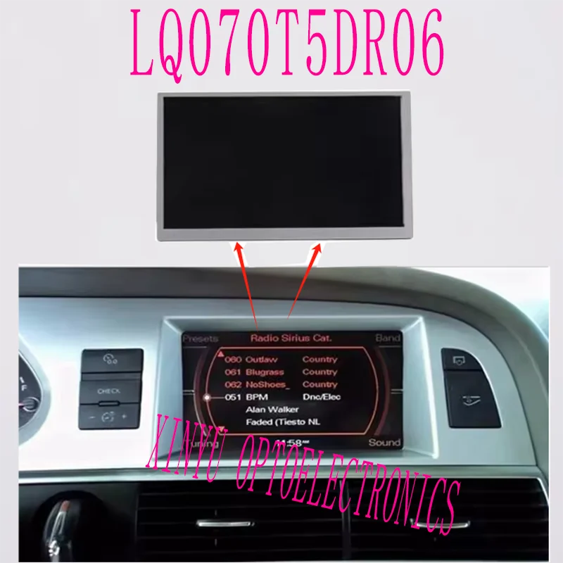 LQ070T5DR06 Multimedia Interaction System Interface Monitor GPS LCD Display Suitable for A4 S4 A5 S5 2008 A6 S6 2005-2009 Q7 RS6
LQ070T5DR06 Multimedia Interaction System Interface Monitor GPS LCD Display Suitable for A4 S4 A5 S5 2008 A6 S6 2005-2009 Q7 RS6