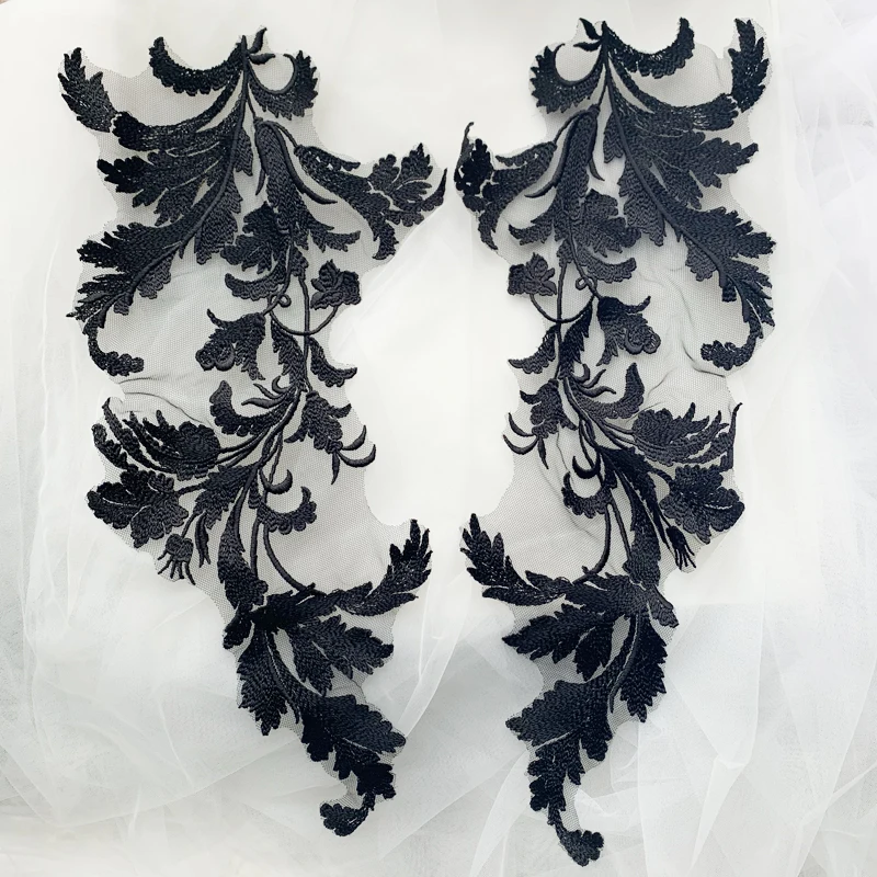 1Pair flower embroidery patch lace fabric applique sewing wedding dress accessories decoration craft
1Pair flower embroidery patch lace fabric applique sewing wedding dress accessories decoration craft