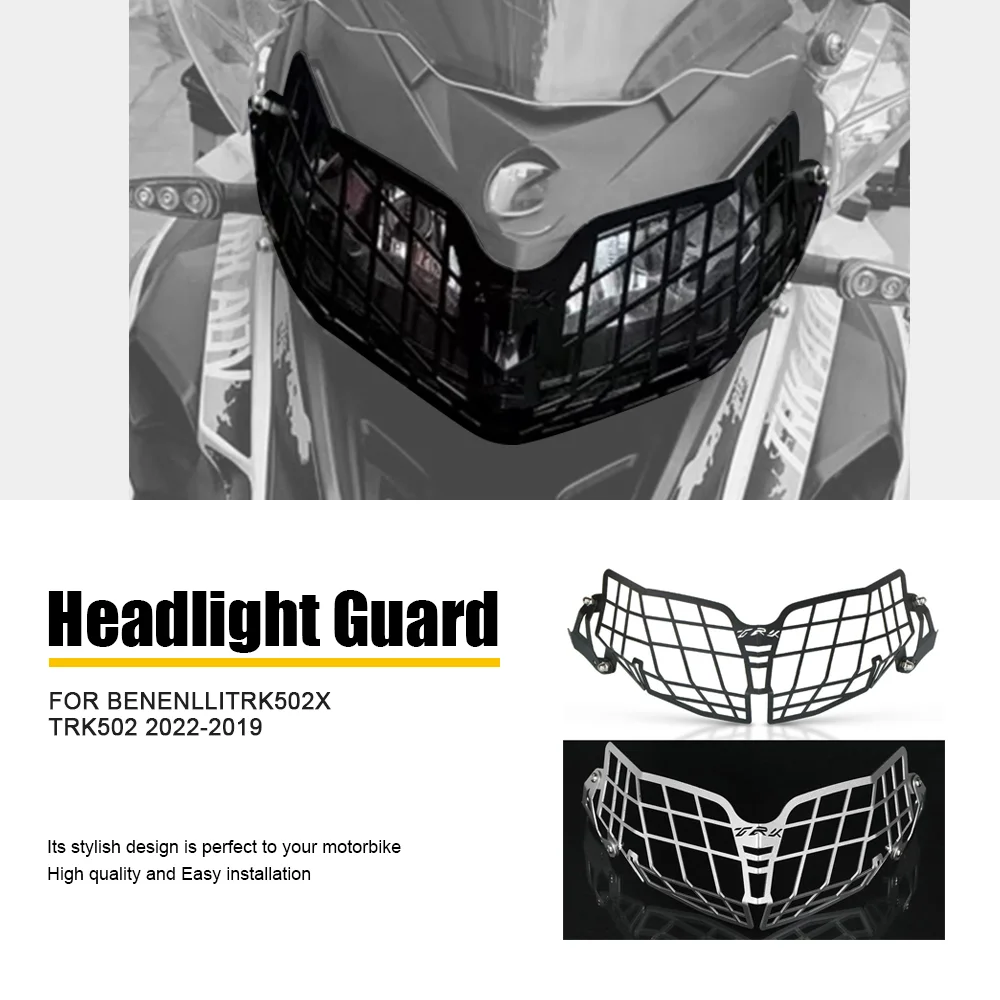 2024 For BENELLI TRK 502 X TRK502X 2023 TRK502 2022 2021 2020 2019 Motorcycle Headlight Head Light Guard Protector Cover Grille
2024 For BENELLI TRK 502 X TRK502X 2023 TRK502 2022 2021 2020 2019 Motorcycle Headlight Head Light Guard Protector Cover Grille