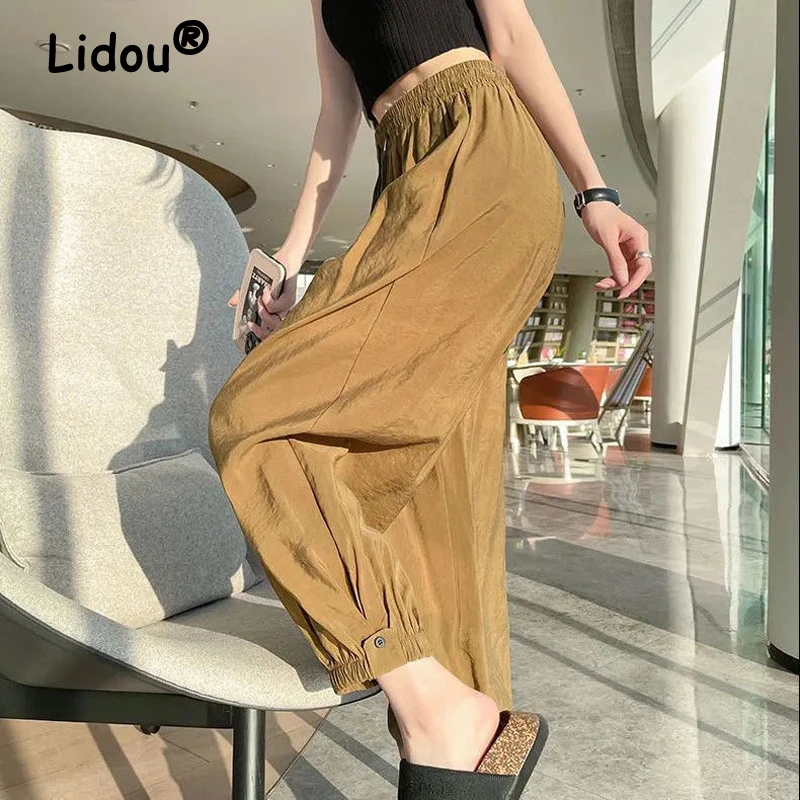 Casual Streetwear Harajuku Baggy Trousers Female Fashion Loose High Waist Joggers Sports Bloomers Harem Pants Women Sweatpants
Casual Streetwear Harajuku Baggy Trousers Female Fashion Loose High Waist Joggers Sports Bloomers Harem Pants Women Sweatpants