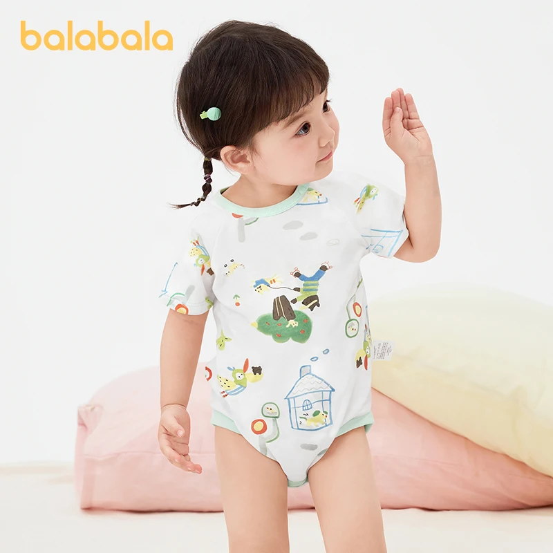 Balabala Newborn Baby Clothes Baby 2024 Summer New Pajamas Crawling Suits Onesies Lightweight and Comfortable Pure Cotton
Balabala Newborn Baby Clothes Baby 2024 Summer New Pajamas Crawling Suits Onesies Lightweight and Comfortable Pure Cotton