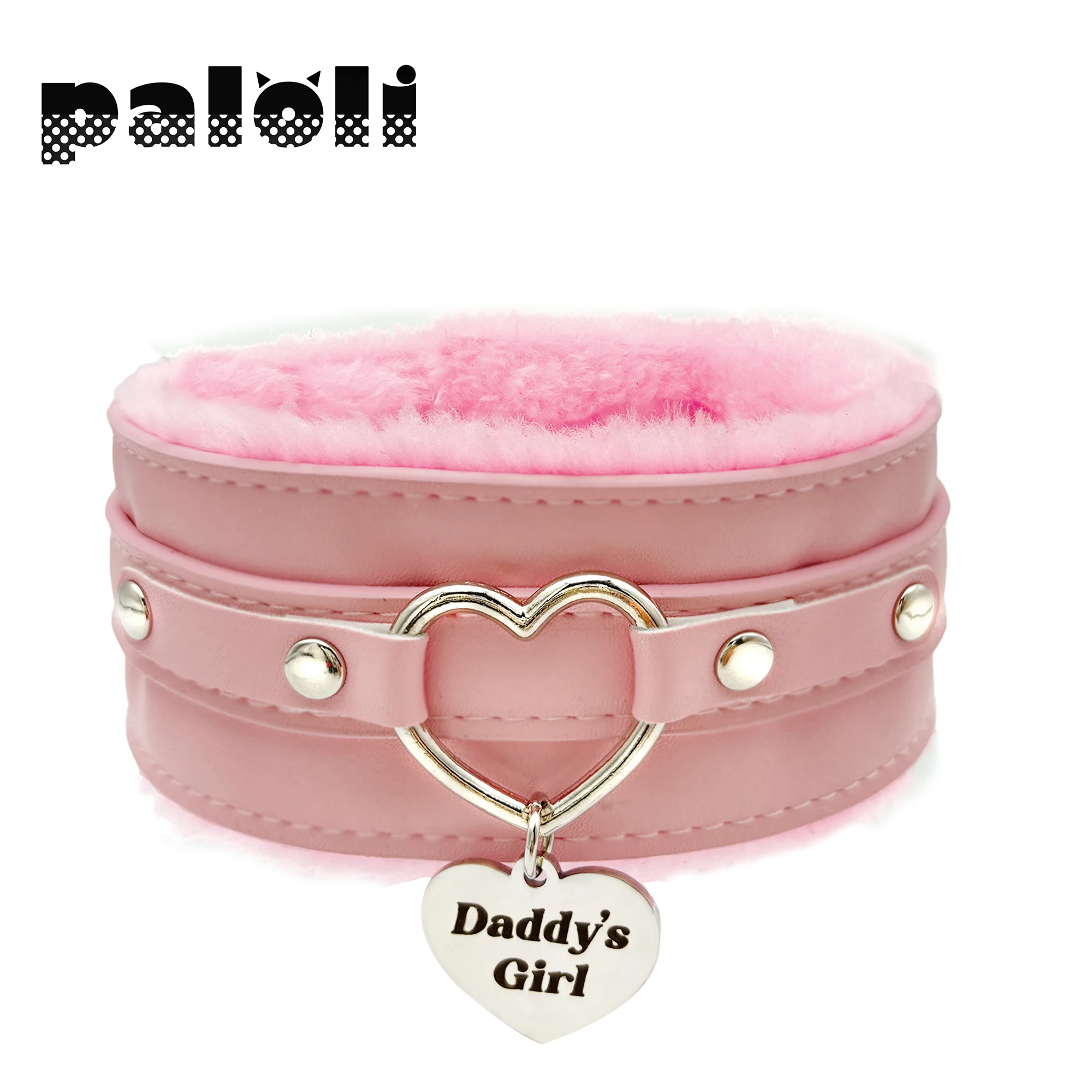 paloli Furry Heart Leather Choker Collar for Women – Personalized Engraved Heart Pendant, Handmade Adjustable Faux Fur Necklace
paloli Furry Heart Leather Choker Collar for Women – Personalized Engraved Heart Pendant, Handmade Adjustable Faux Fur Necklace