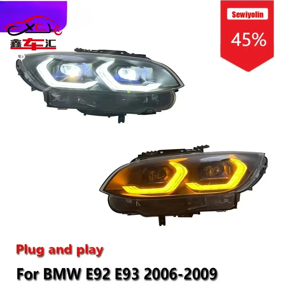 Car DRL LED Headlight Light Assemblies For BMW E92 E93 330 335 M3 2006-2009 Auto Fog DRL Brake Turn Signal Lamp Plug and P
Car DRL LED Headlight Light Assemblies For BMW E92 E93 330 335 M3 2006-2009 Auto Fog DRL Brake Turn Signal Lamp Plug and P