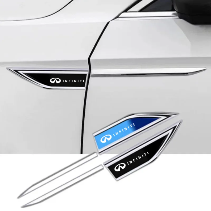 Car Door Side Fender Blade Decal Sticker 3D Metal Car Body Protective Sticker for Infiniti FX35 Q50 Q30 ESQ QX50 QX60 QX70 EX
Car Door Side Fender Blade Decal Sticker 3D Metal Car Body Protective Sticker for Infiniti FX35 Q50 Q30 ESQ QX50 QX60 QX70 EX