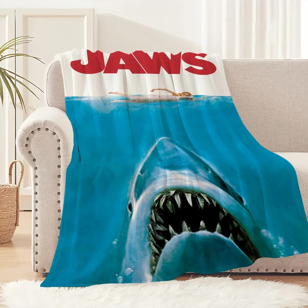 Jaws Movie Inspired Throw Blanket Soft Cozy Nap Plush Perfect for Living Room Office Bedroom Great Birthday Home Kid Gift
Jaws Movie Inspired Throw Blanket Soft Cozy Nap Plush Perfect for Living Room Office Bedroom Great Birthday Home Kid Gift