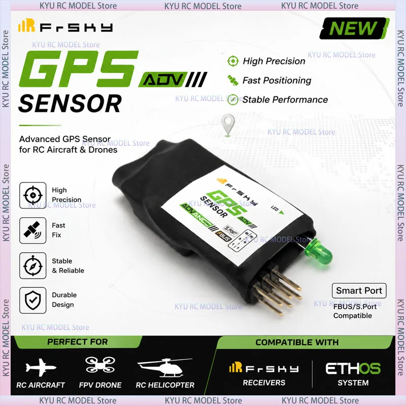 FrSky High Precision Gps Adv Sensor Advance Sensor For Rc Multirotor Drone Fpv Fixed Wing Aircraft Remote Control Model
FrSky High Precision Gps Adv Sensor Advance Sensor For Rc Multirotor Drone Fpv Fixed Wing Aircraft Remote Control Model