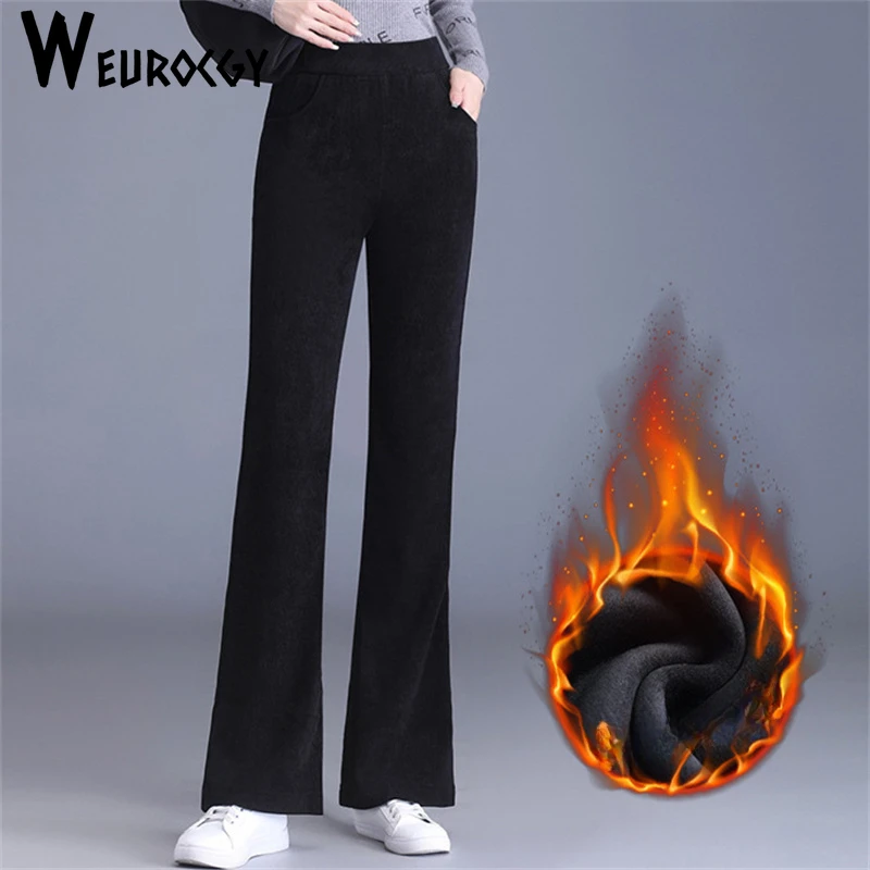 2023 Winter Women's Pants New Style Velvet Wide Leg Warm High Waist Vintage Loose Korean Fashion Solid Trousers Thicken Pants
2023 Winter Women's Pants New Style Velvet Wide Leg Warm High Waist Vintage Loose Korean Fashion Solid Trousers Thicken Pants