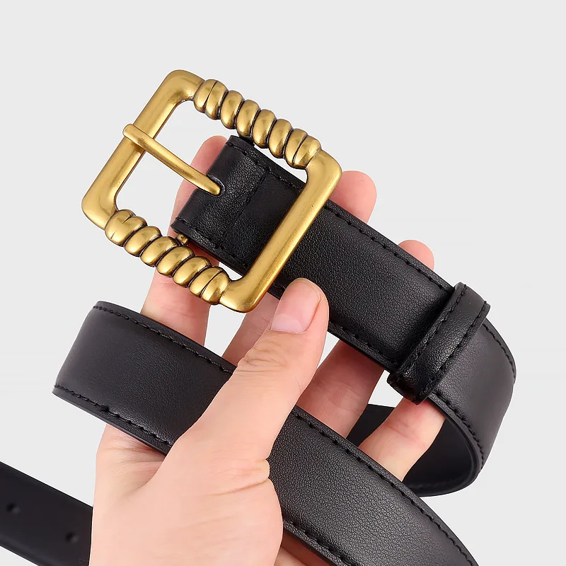 Belt female genuine leather simple and versatile cowhide pants belt women's retro pants belt women's casual style denim belt
Belt female genuine leather simple and versatile cowhide pants belt women's retro pants belt women's casual style denim belt