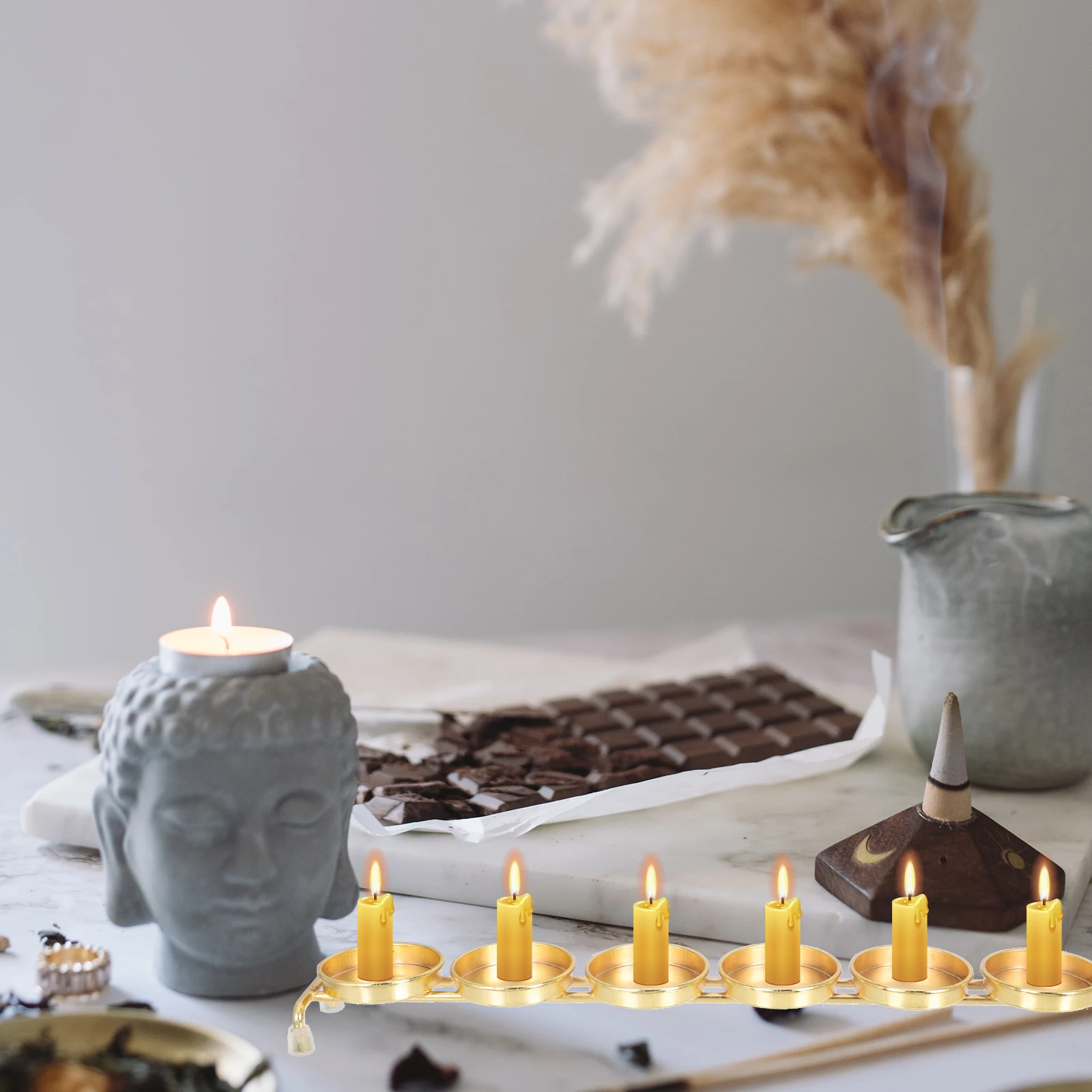 Golden Buddha Worship Candleholder Premium Zinc Alloy Religious Decorative Ornament Creative Home Buddha Light 
Golden Buddha Worship Candleholder Premium Zinc Alloy Religious Decorative Ornament Creative Home Buddha Light