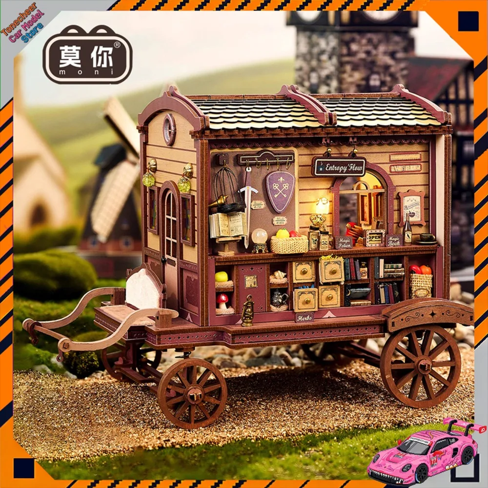 Knowme Moni Microworld Magic World Assembled Induction Bookend Wooden Building Blocks DIY Handmade Cabin Model Creative Ornament
Knowme Moni Microworld Magic World Assembled Induction Bookend Wooden Building Blocks DIY Handmade Cabin Model Creative Ornament