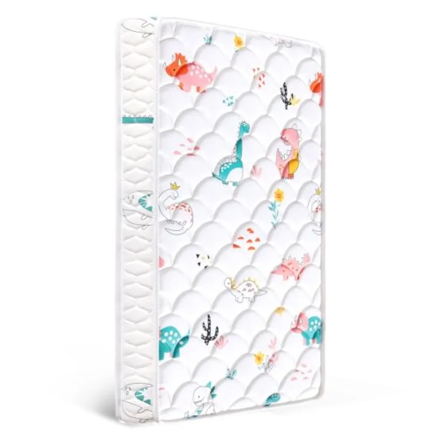 Premium 5" Crib Mattress and Toddler Mattress Dual-Sided and Firm Hypoallergenic Crib Mattress Fits Standard Crib and Toddler B
Premium 5" Crib Mattress and Toddler Mattress Dual-Sided and Firm Hypoallergenic Crib Mattress Fits Standard Crib and Toddler B