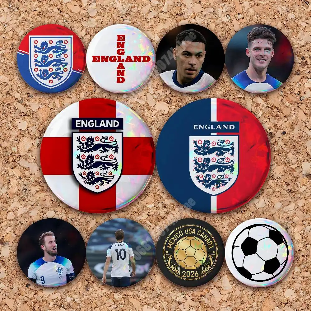 England Football 2026 Soccer Button Badge 2PC Sets for Bags & Clothes & Accessories Metal Pin Stylish Decoration
England Football 2026 Soccer Button Badge 2PC Sets for Bags & Clothes & Accessories Metal Pin Stylish Decoration