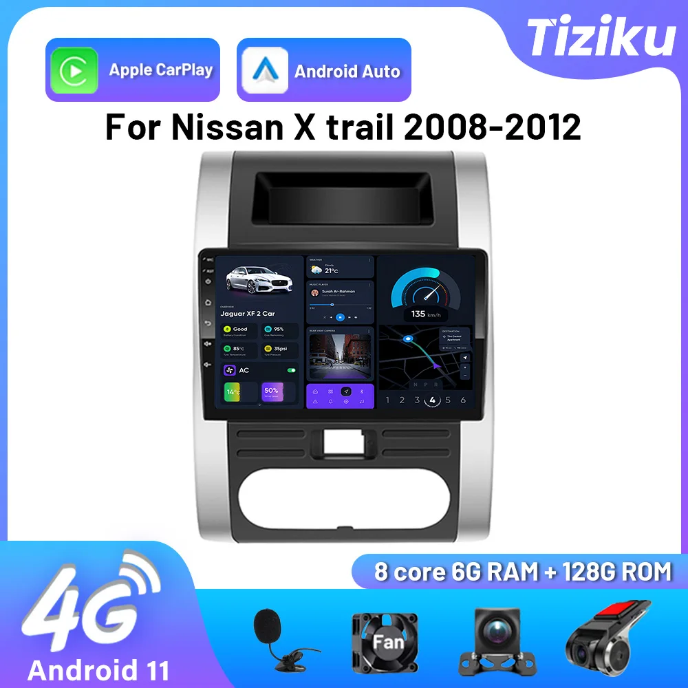 Car Audio Multimedia Player Carplay Android Auto Wireless 2 Din Android For Nissan xtrail t31 2007 2008 2009 2010-2013 Autoradio
Car Audio Multimedia Player Carplay Android Auto Wireless 2 Din Android For Nissan xtrail t31 2007 2008 2009 2010-2013 Autoradio